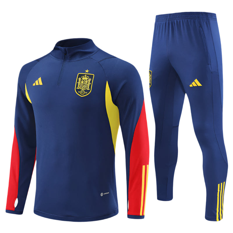 Espagne - Survêtement - 1/2 Zip - Vue de face