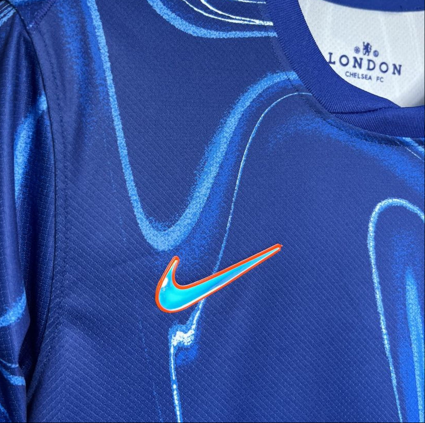 Chelsea Domicile 24/25 - Sans Sponsors - Détail
