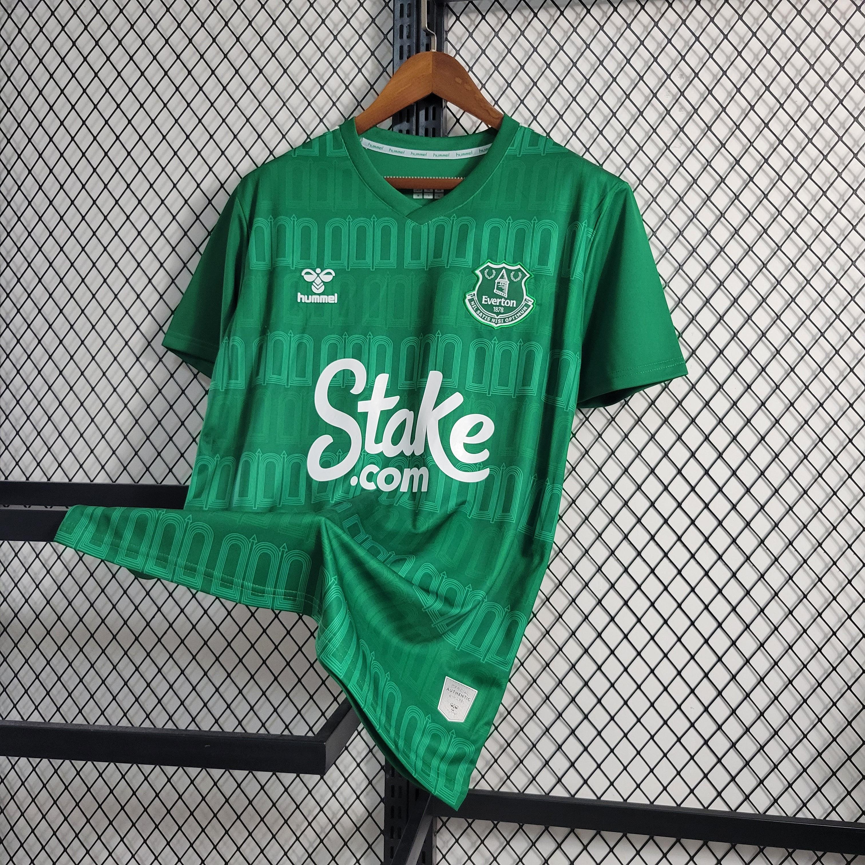 Everton Extérieur 23/24 - Vue rapprochée