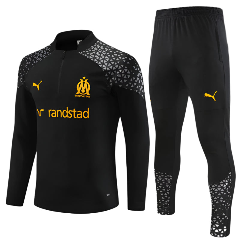 Olympique de Marseille - Survêtement 1/2 Zip - Vue de face