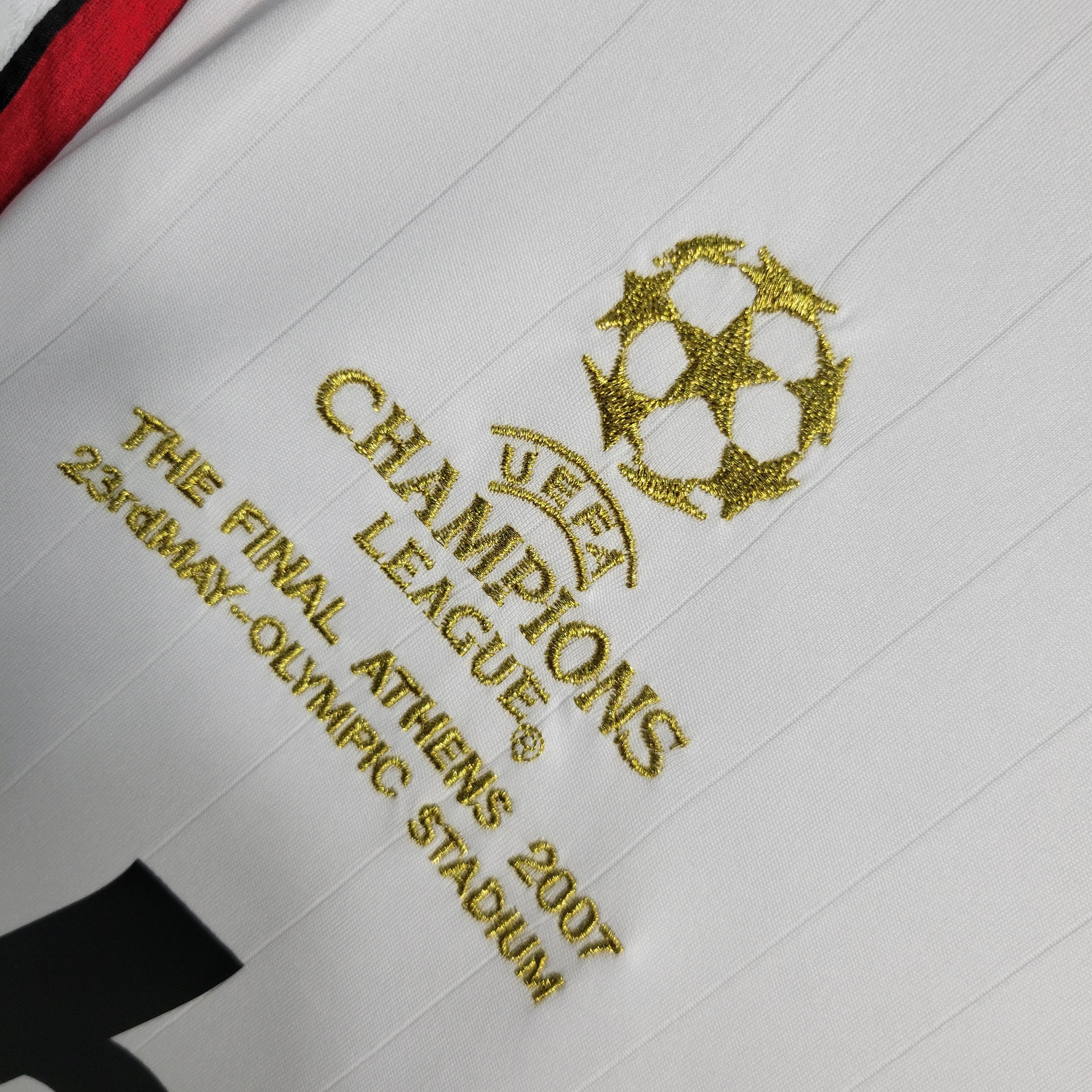 AC Milan Extérieur 06/07 - Manches Longues - Finale de la Ligue des Champions - Vue latérale
