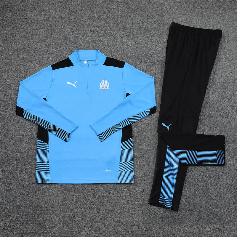 Olympique de Marseille - Survêtement - 1/2 Zip - Détail