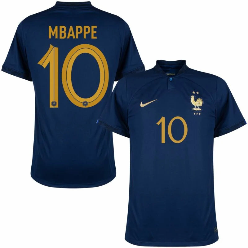 France Domicile 22/23 - Mbappé 10 - Vue de face