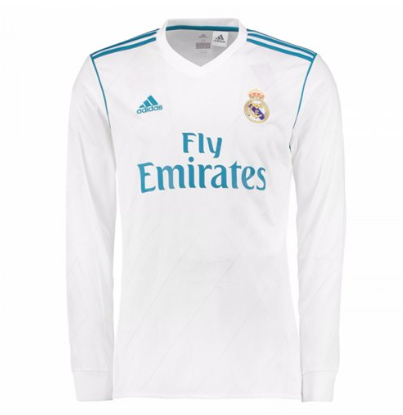 Real Madrid Domicile 17/18 - Manches Longues - Ronaldo 7 - Vue de dos