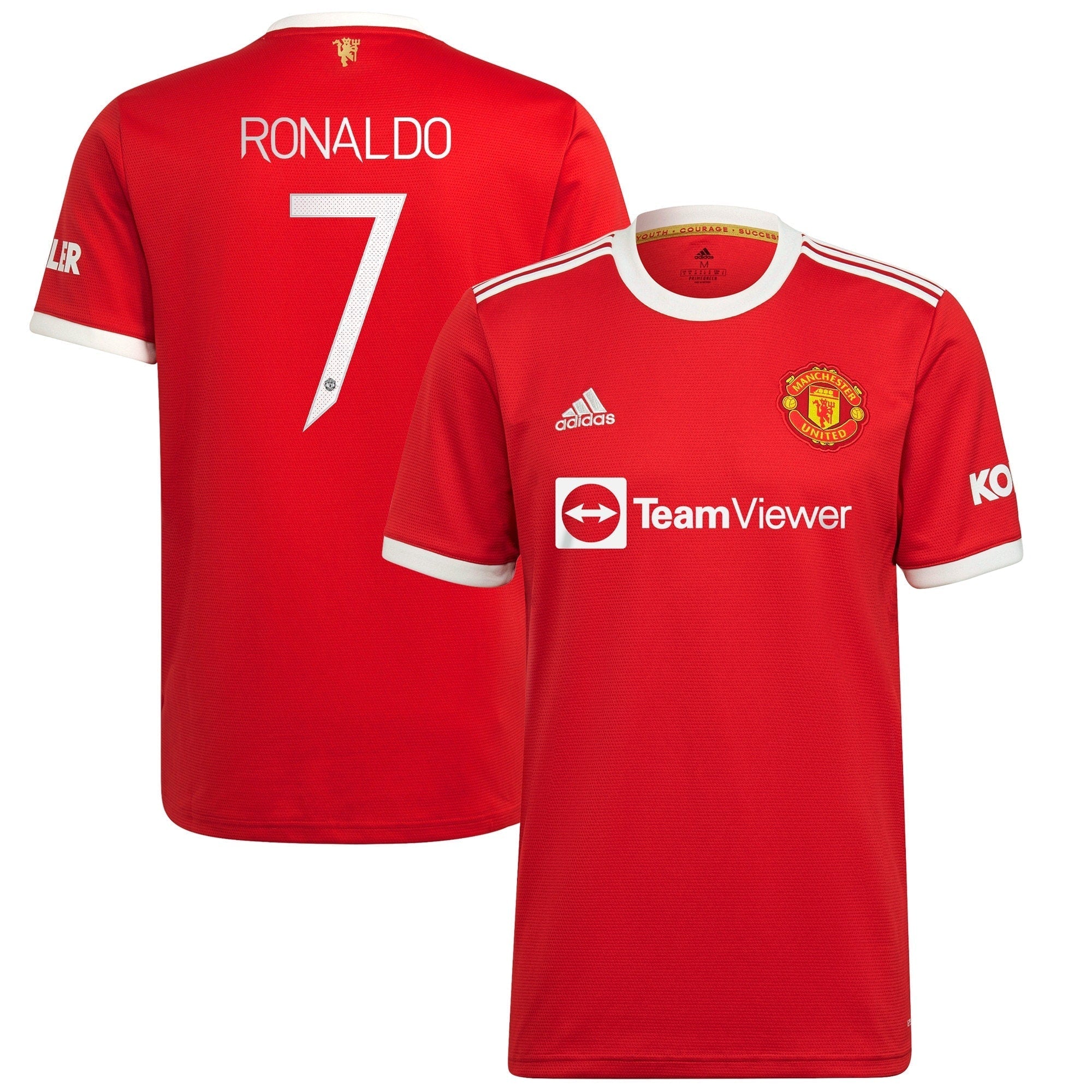 Manchester United Domicile 21/22 - Ronaldo 7 - Vue de dos
