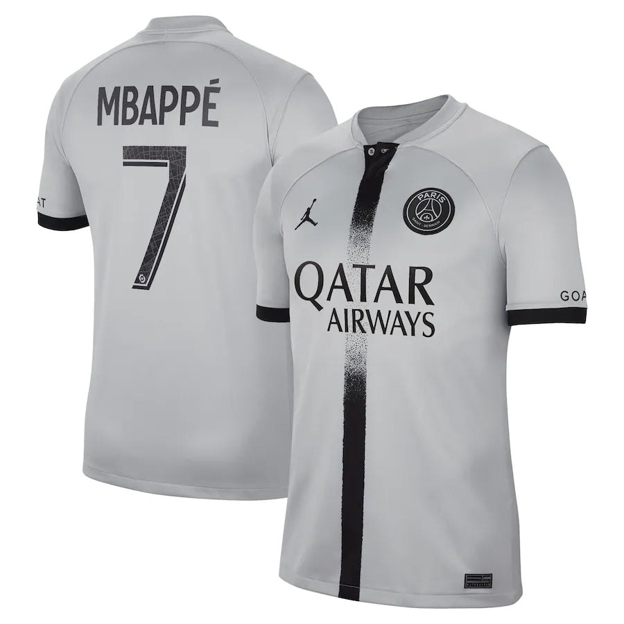 PSG Extérieur 22/23 - Mbappé 7 - Vue de face