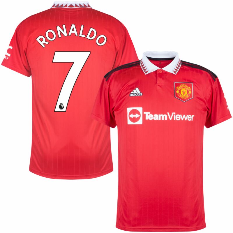 Manchester United Domicile 22/23 - Ronaldo 7 - Vue de face