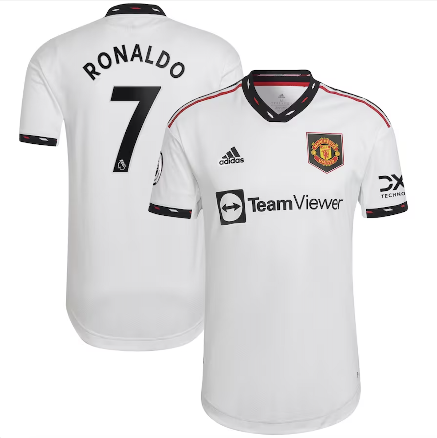 Manchester United Extérieur 22/23 - Ronaldo 7 - Vue de face