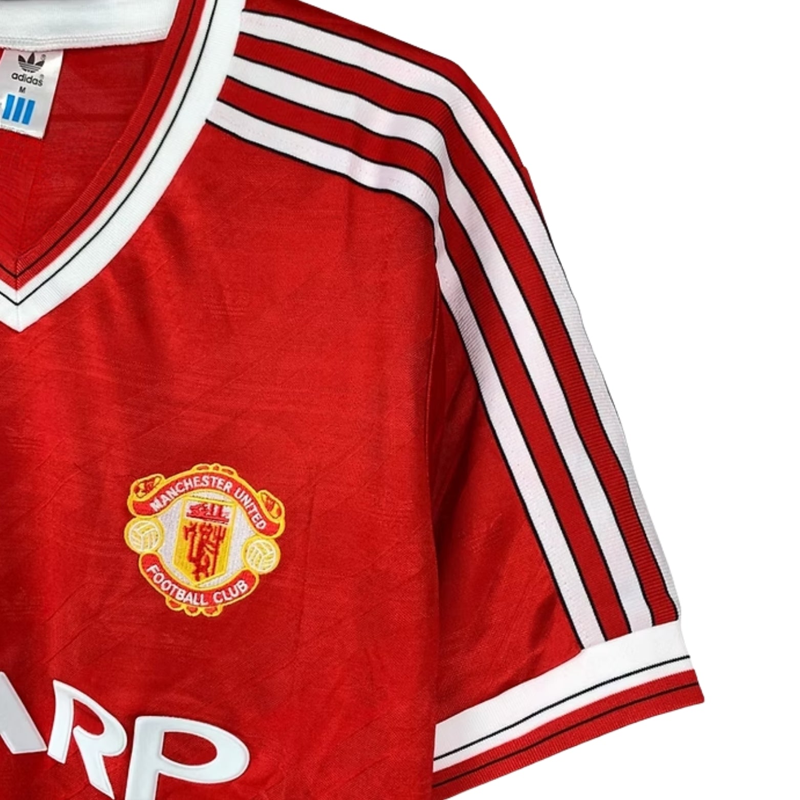 Manchester United Domicile 86/87 - Détail