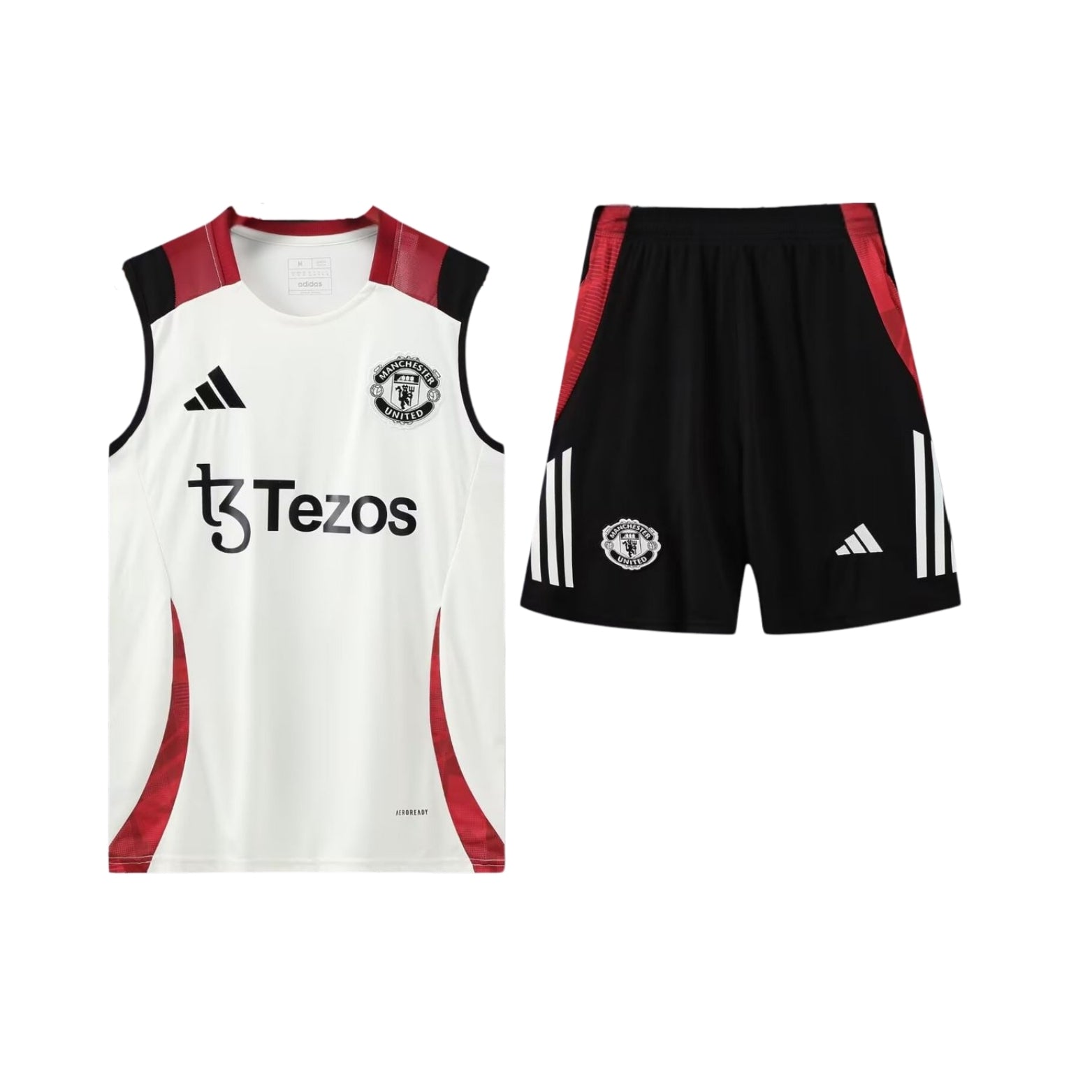 Manchester United 25/26 - Équipement de Entraînement - Manches Cava - Vue de face