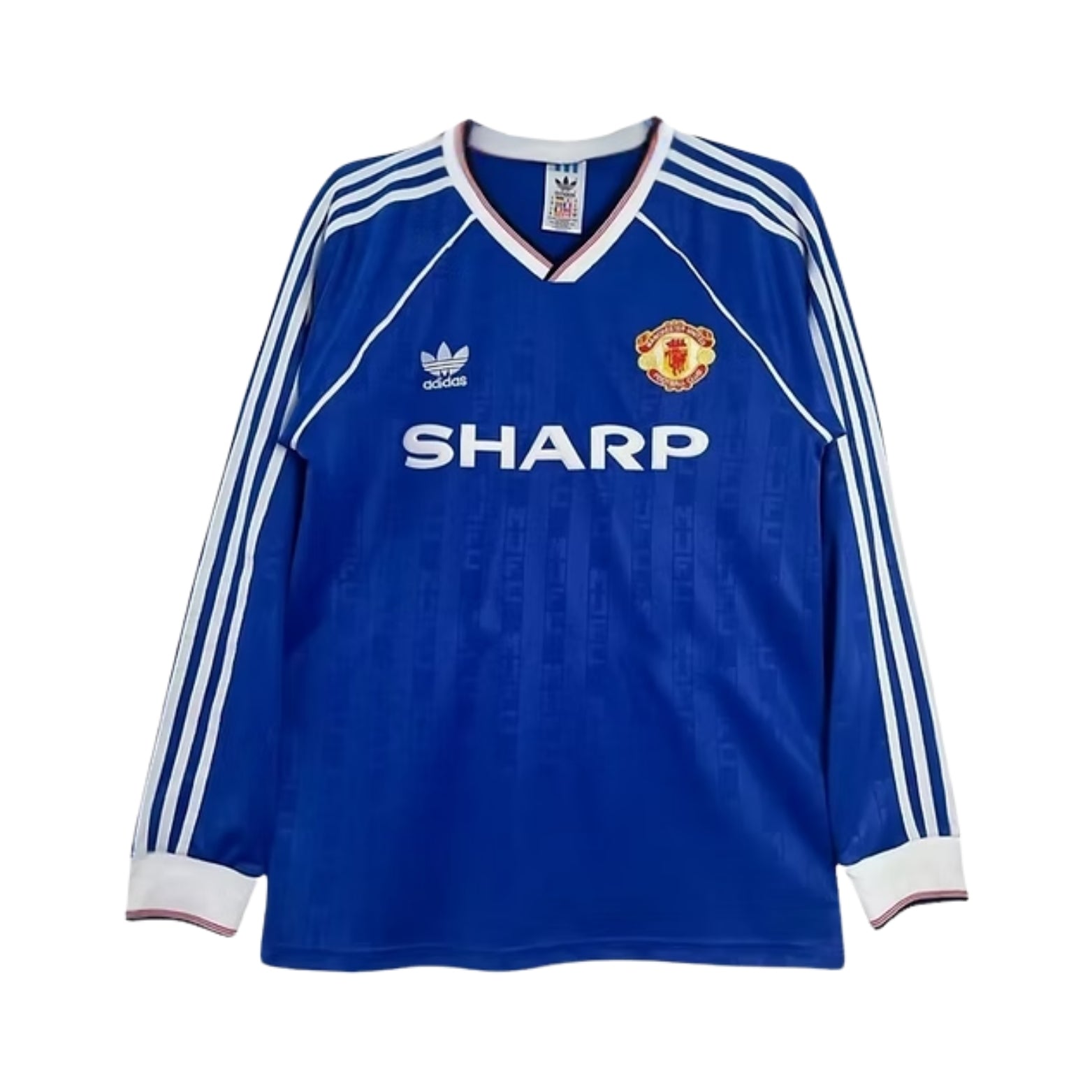 Manchester United Troisième 89/90 - Manches Longues - Vue de face