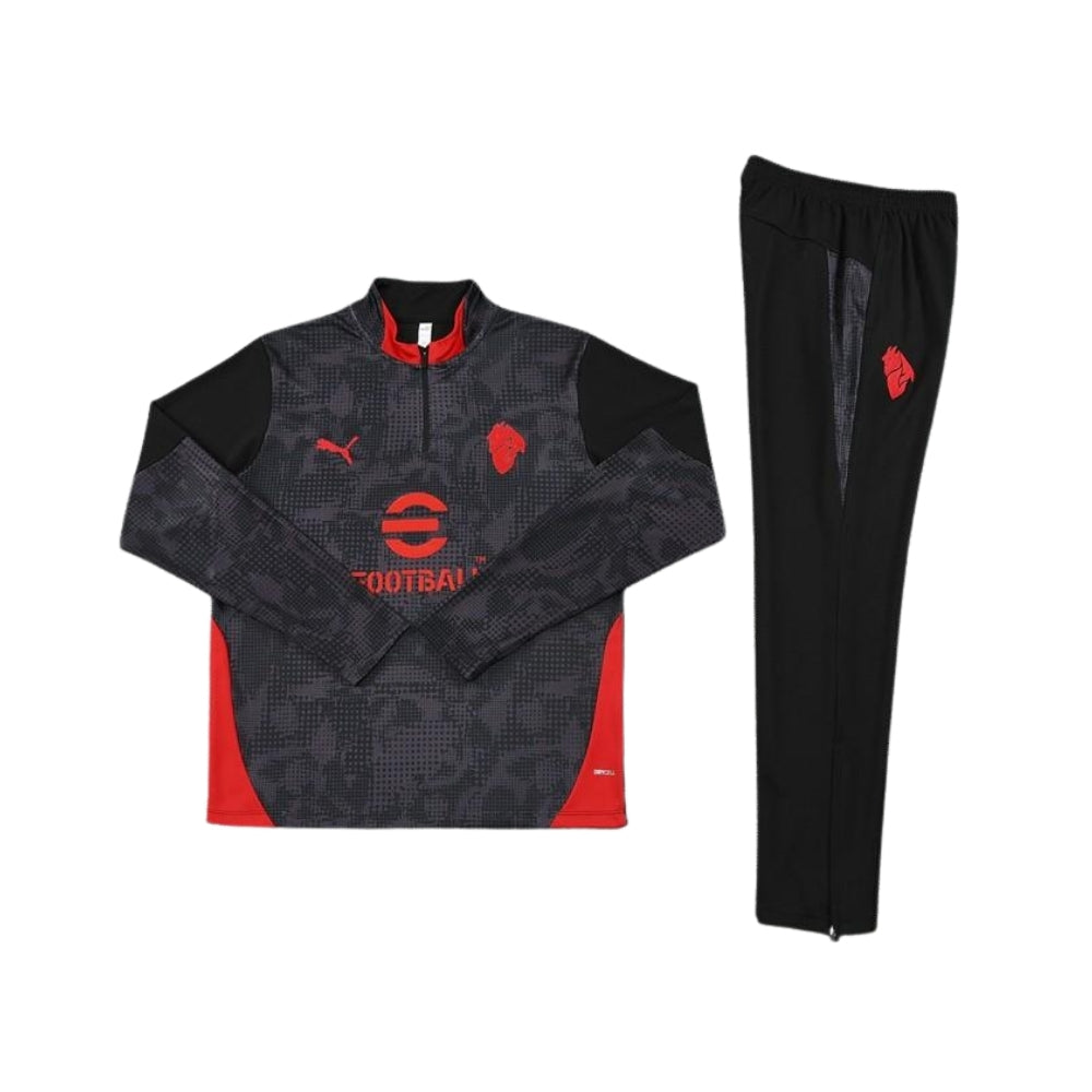 AC Milan 25/26 - Survêtement - 1/2 Zip - Détail