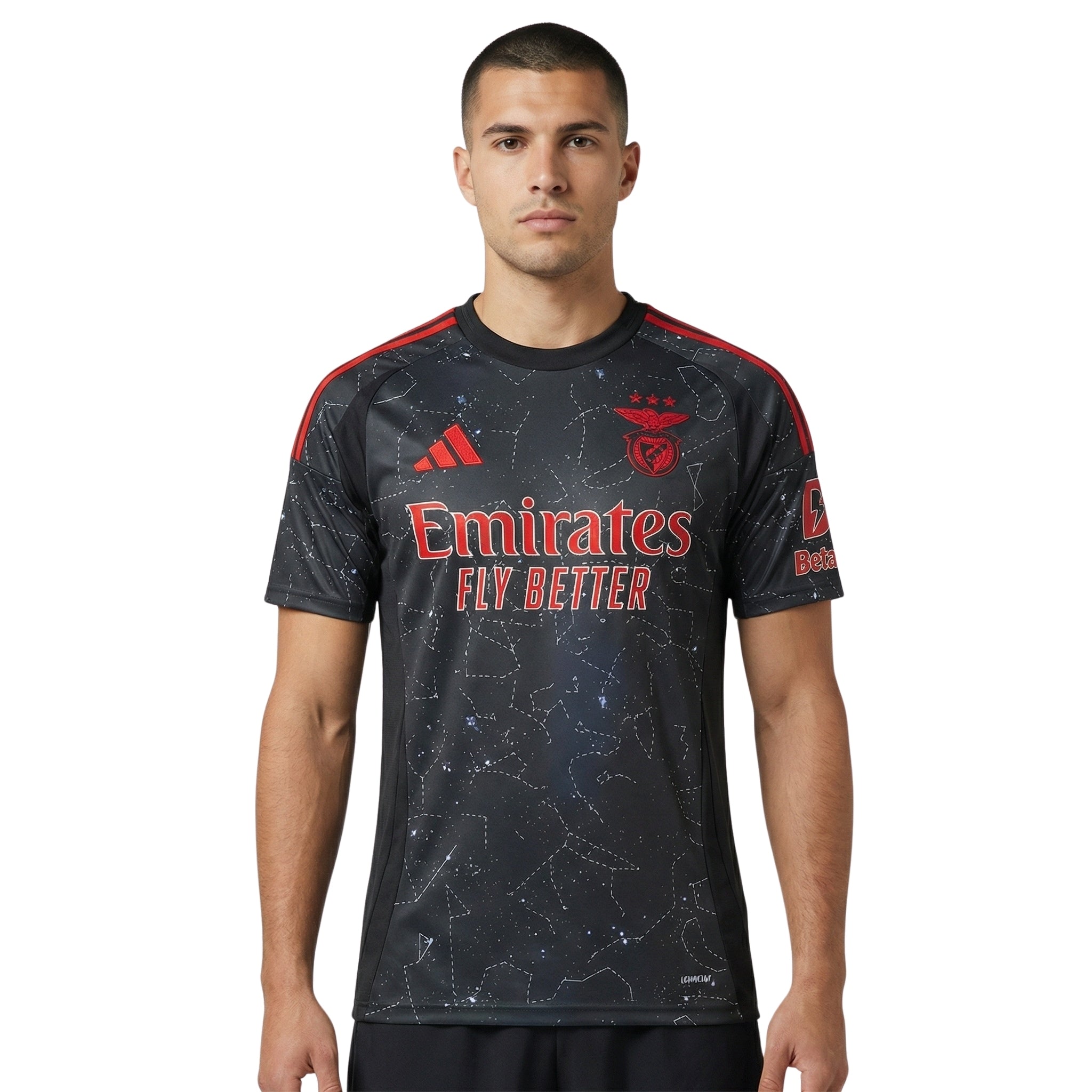 Benfica Extérieur 24/25 - Vue de dos