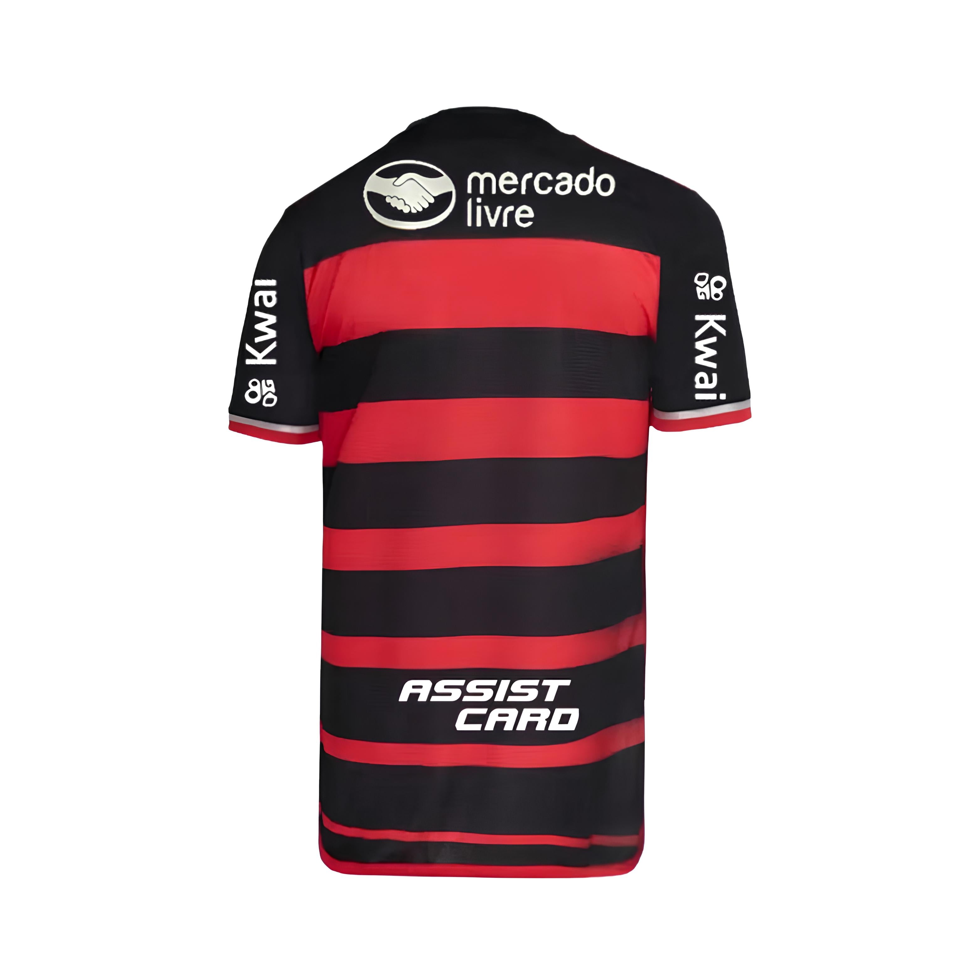 Flamengo Domicile 24/25 - Tous les Sponsors - Vue de dos
