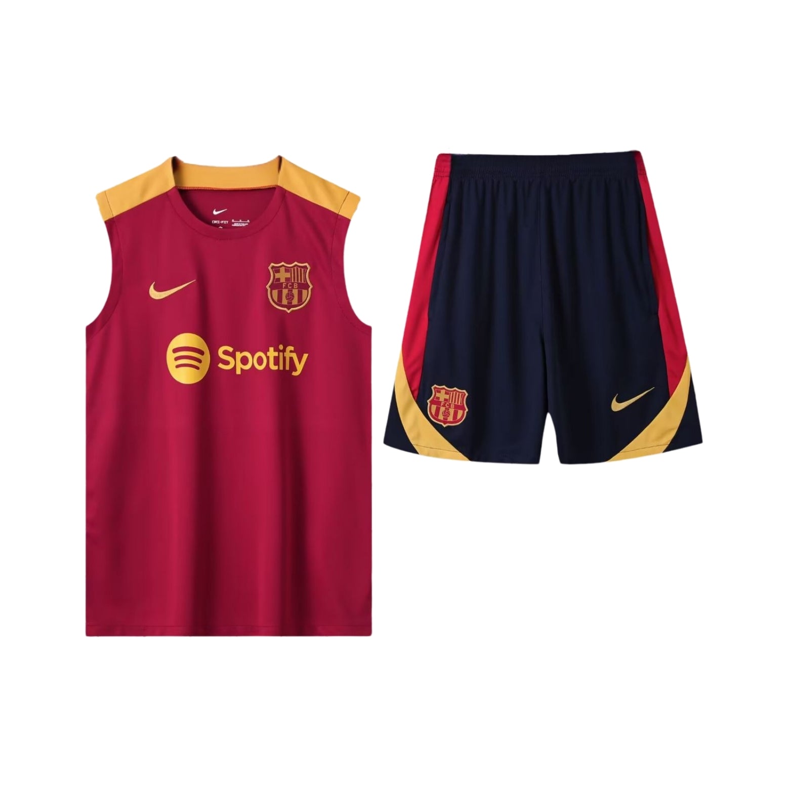 Barcelone 25/26 - Équipement de Entraînement - Manches Cava - Vue de face