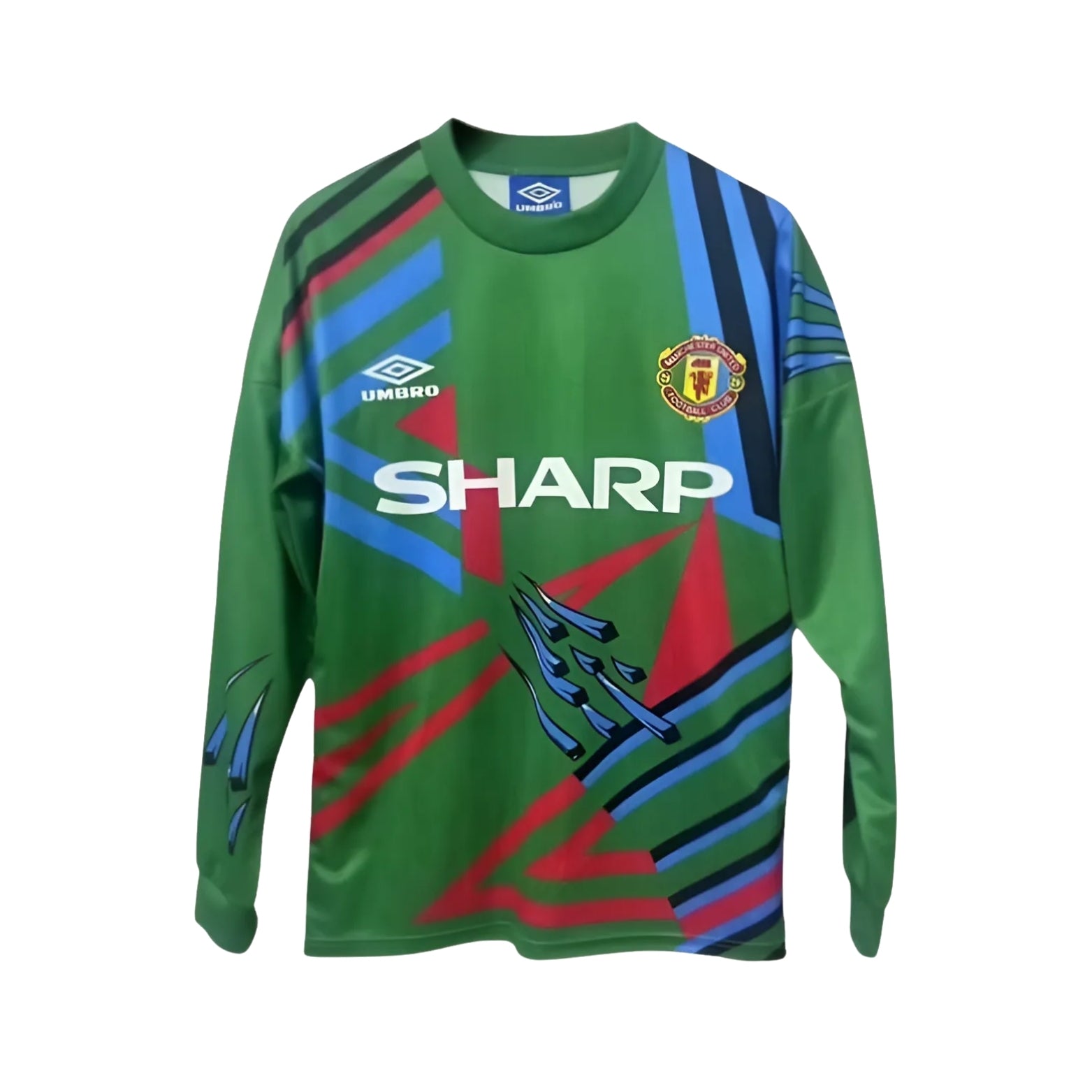 Manchester United Gardiens de But 92/93 - Manches Longues - Vue de face
