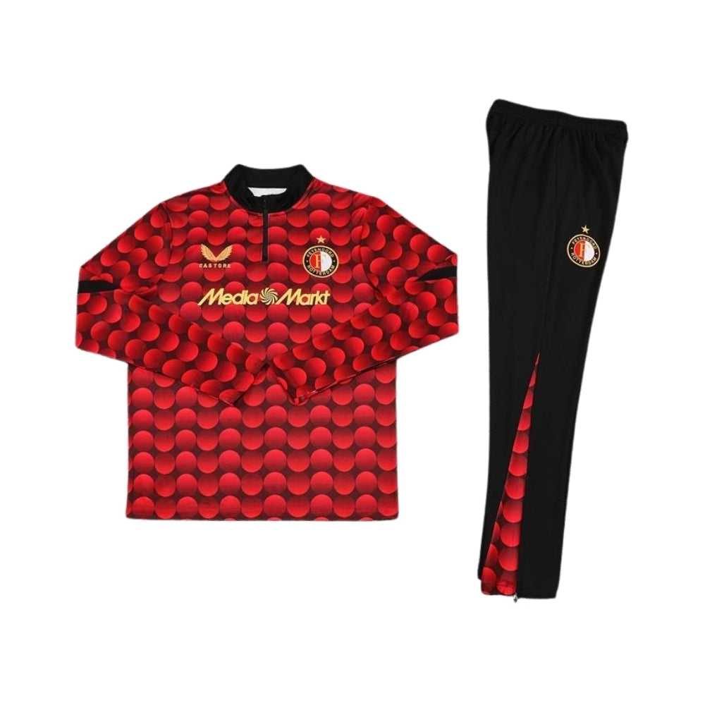 Feyenoord 25/26 - Survêtement - 1/2 Zip - Détail