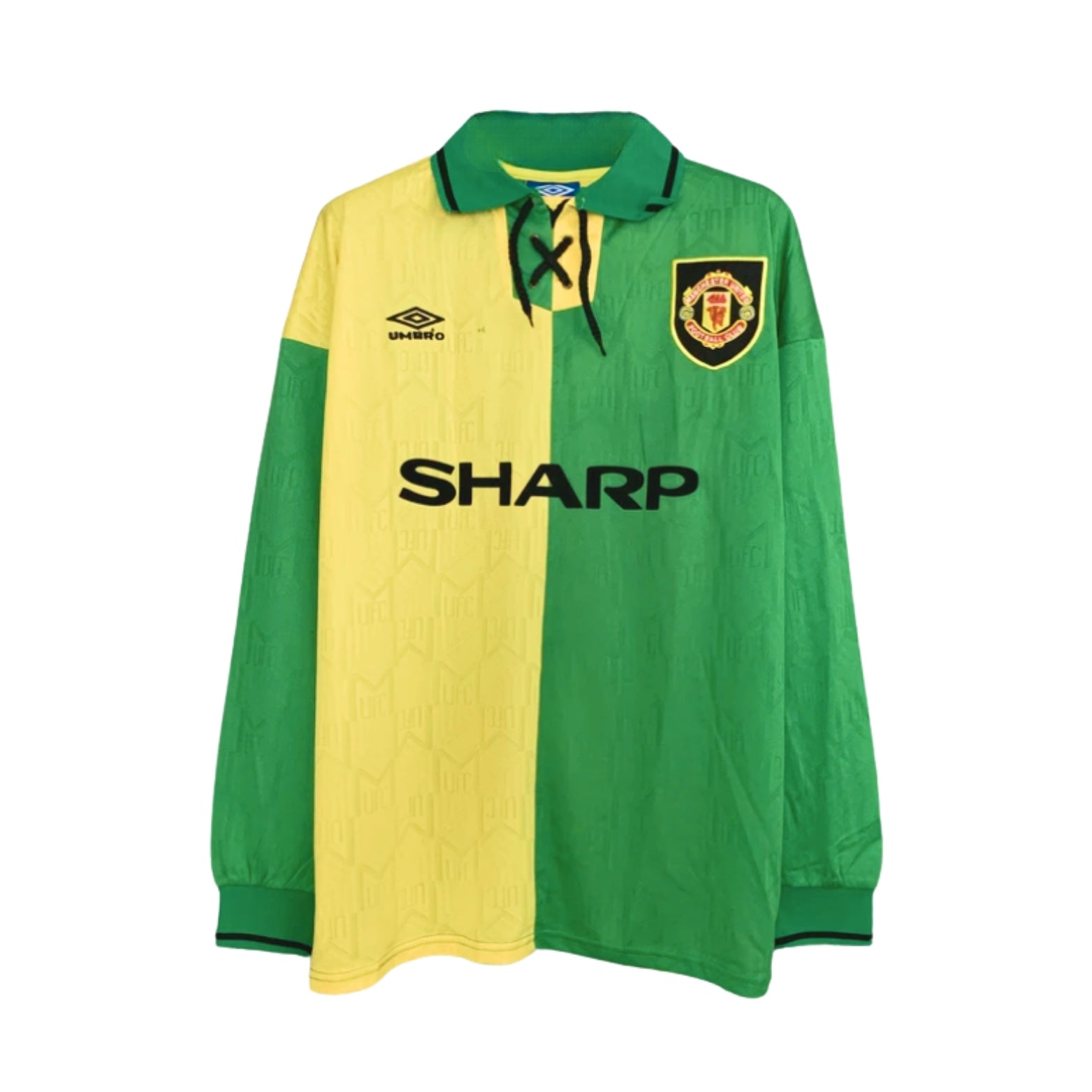 Manchester United Troisième 93/94 - Manches longues - Vue de face