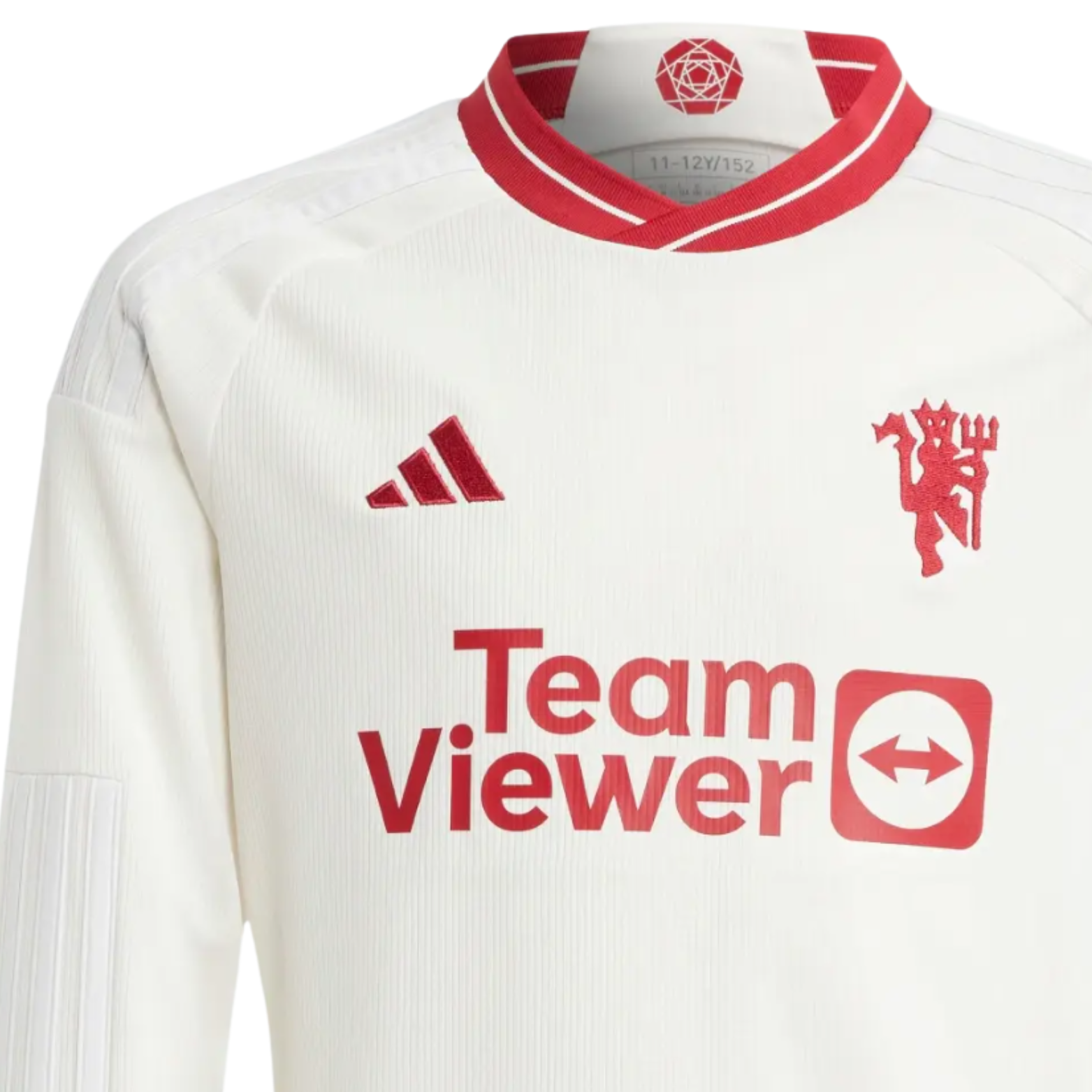 Manchester United Troisième 23/24 - Manches Longues - Détail