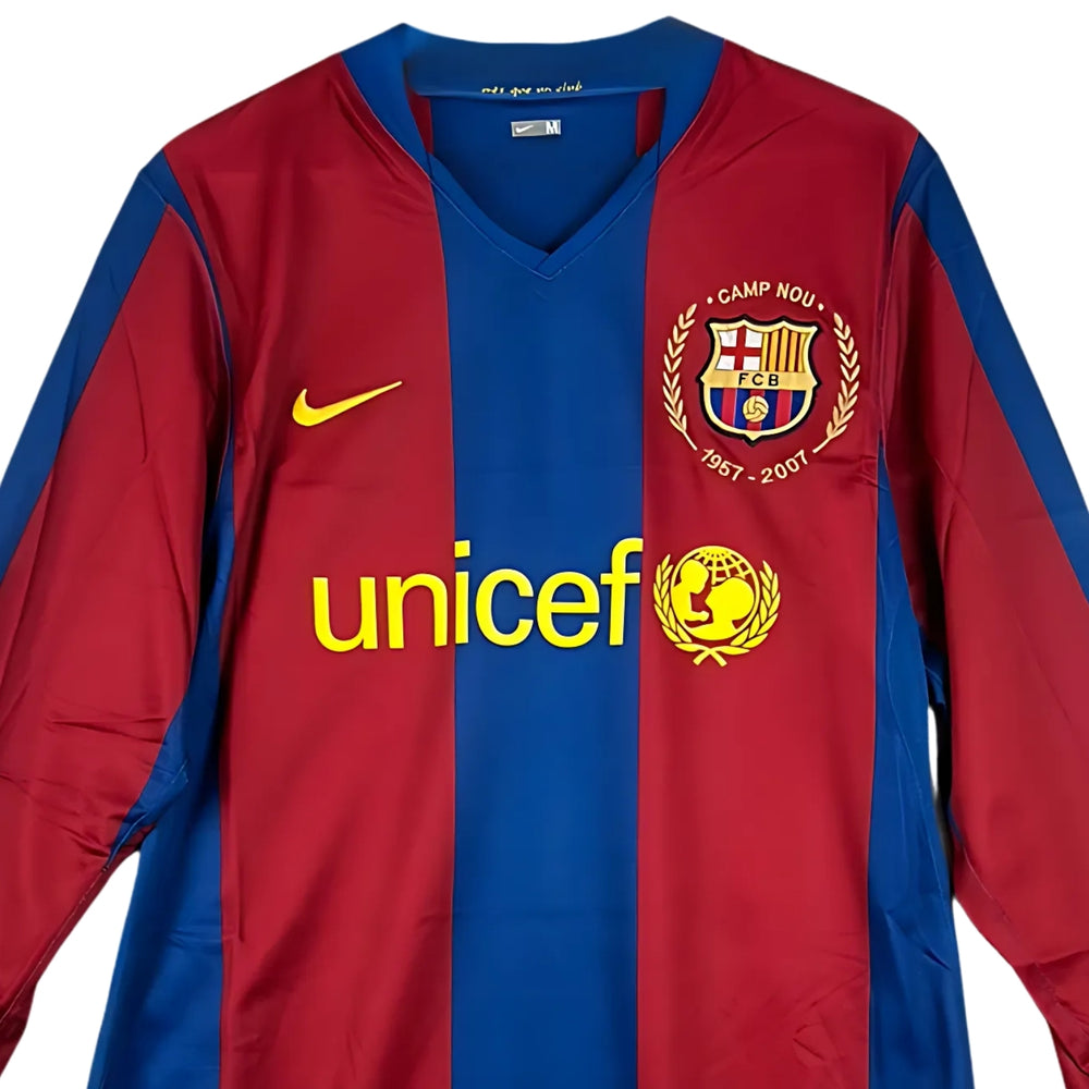 Barcelona Home 07/08 - Long Sleeved