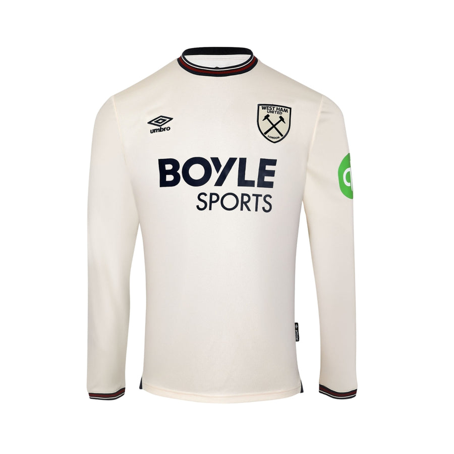 West Ham United Extérieur 25/26 - Tous les Sponsors - Manches Longues