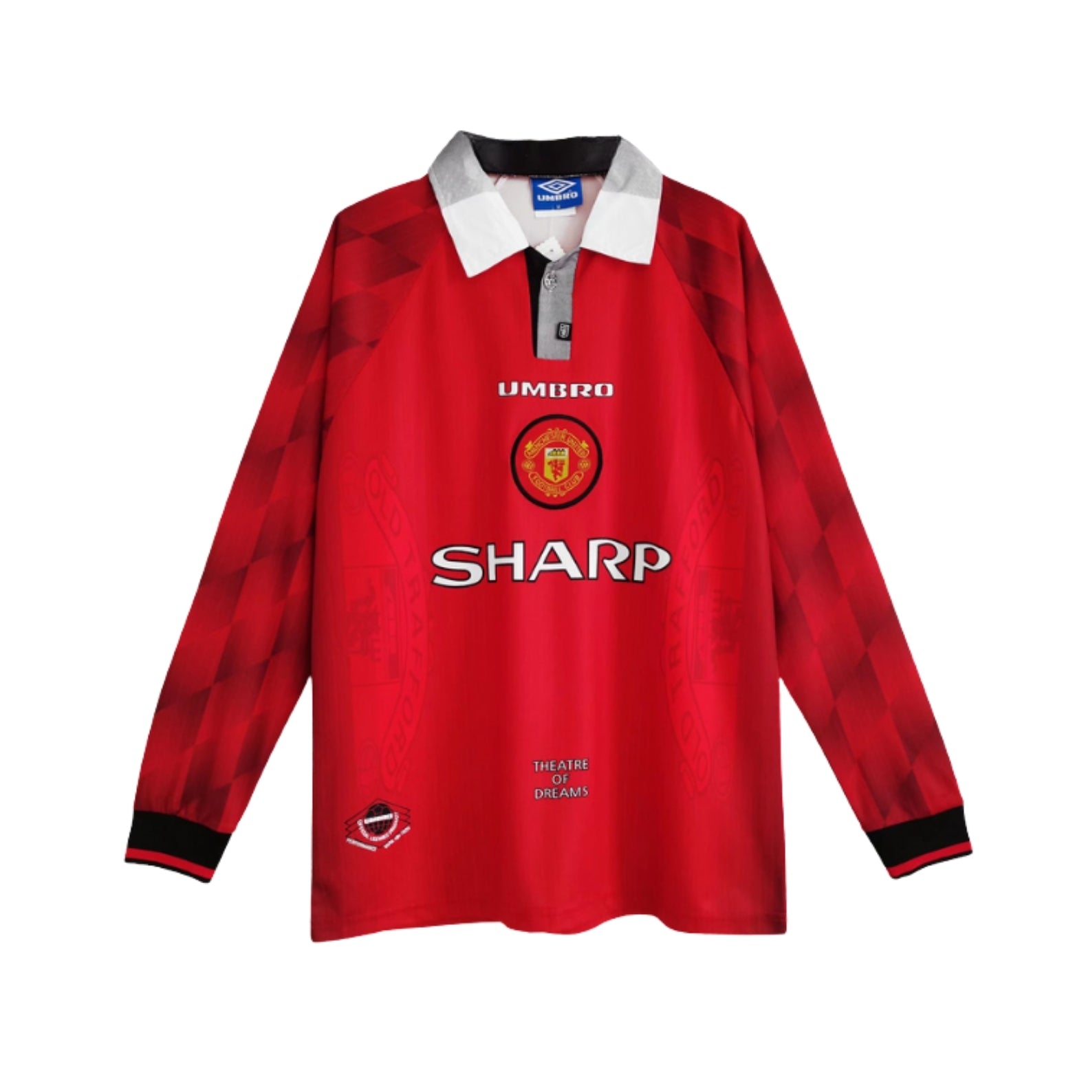 Manchester United Domicile 96/97 - Manches Longues - Vue de face