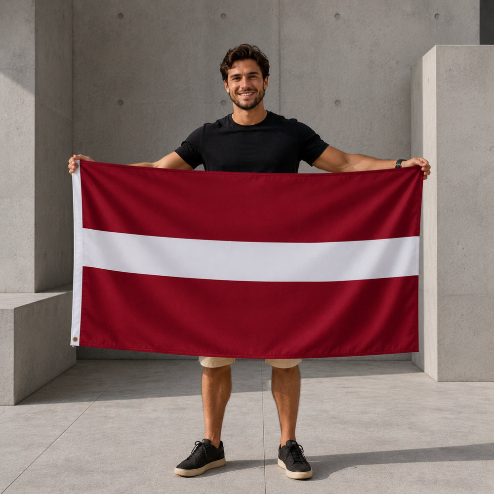 Drapeau - Lettonie