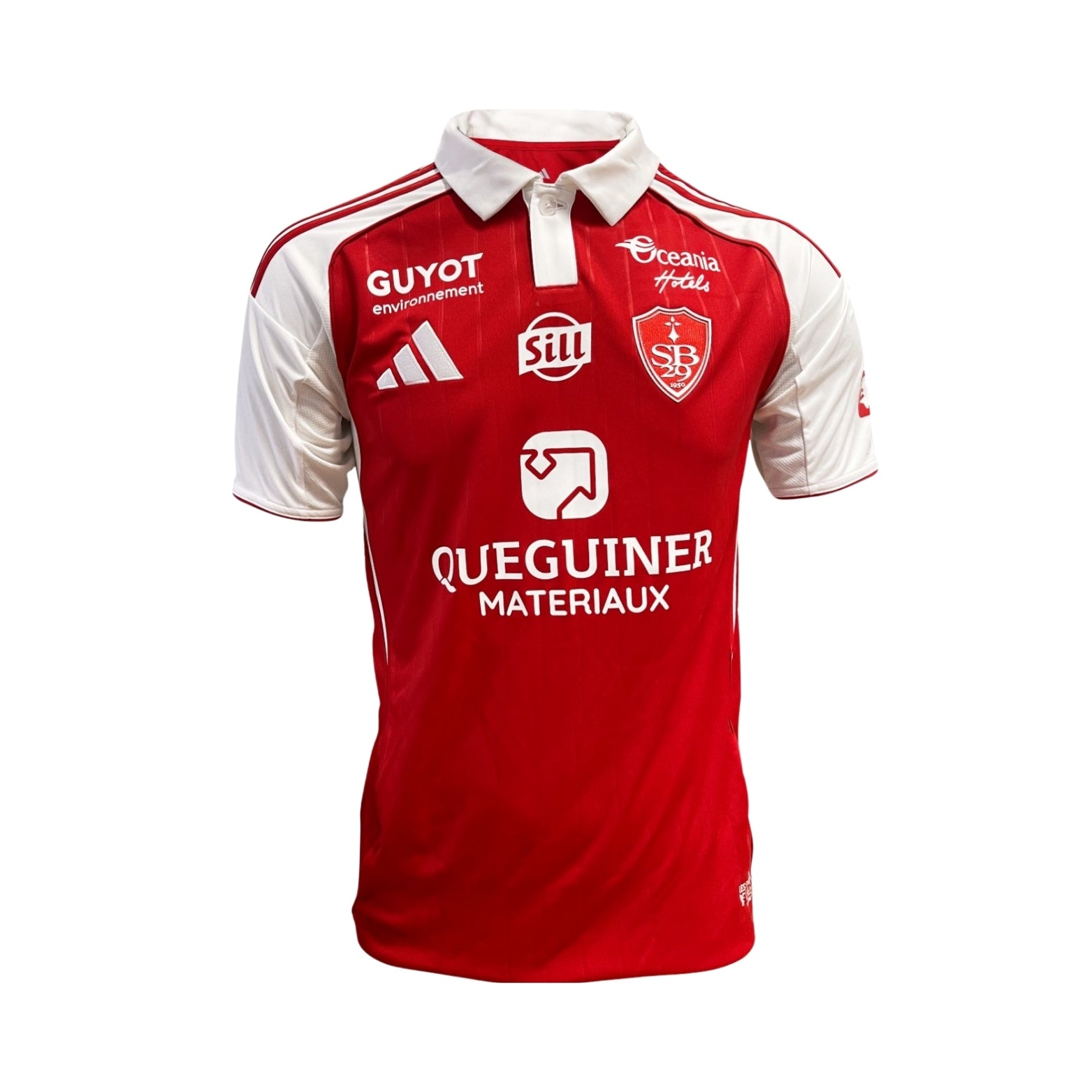 Stade Brestois Domicile 25/26 - Tous les Sponsors - Vue de face