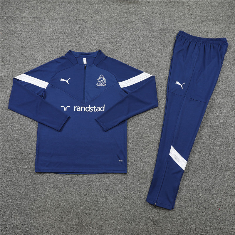 Olympique de Marseille - Survêtement - 1/2 Zip - Détail