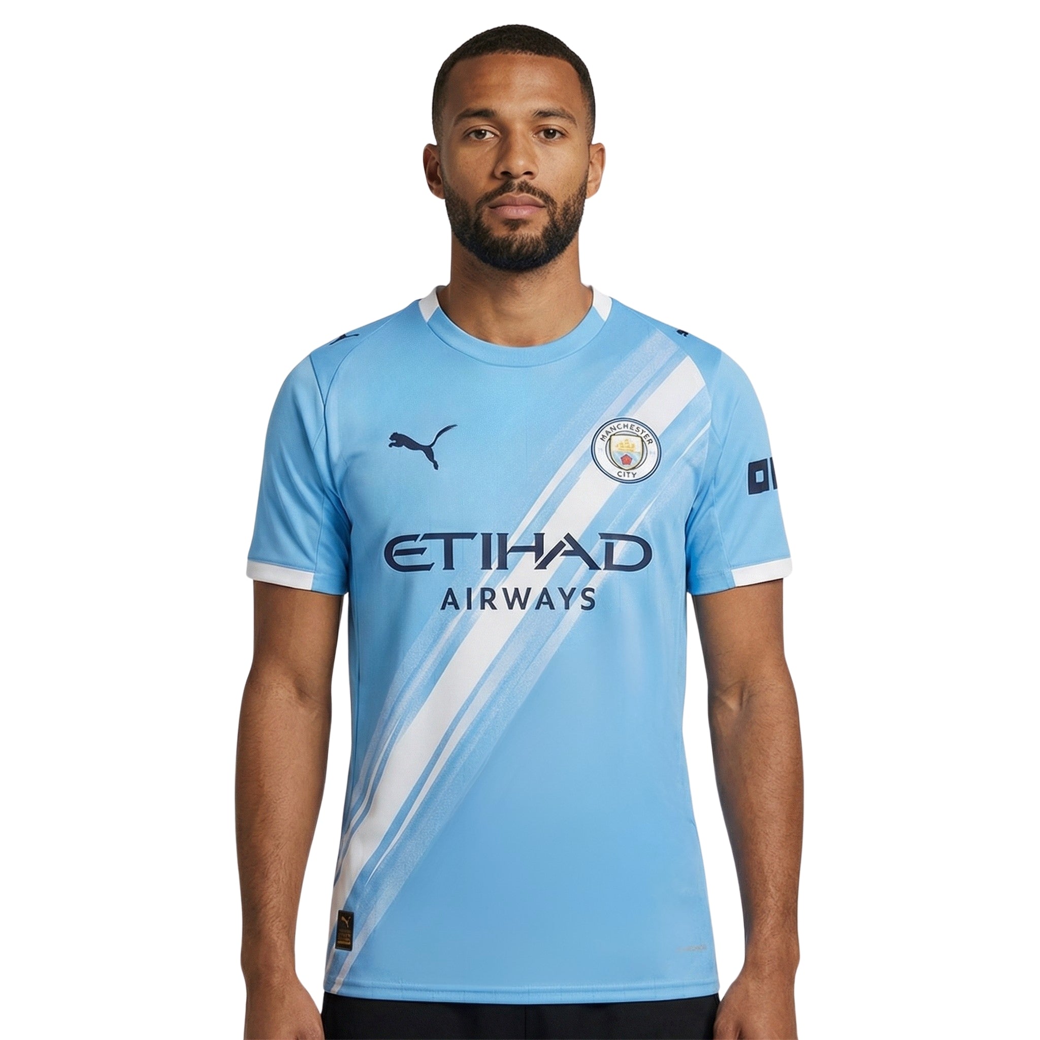 Manchester City Domicile 25/26 - Vue de dos