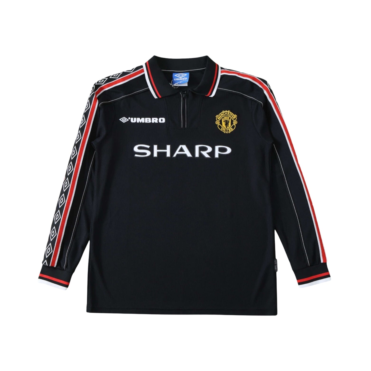 Manchester United Troisième 98/99 - Manches Longues - Vue de face