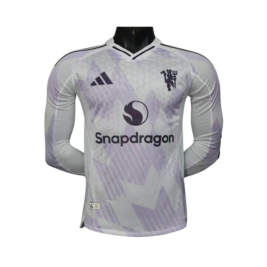 Manchester United Extérieur 25/26 - Manches Longues - Version Joueur