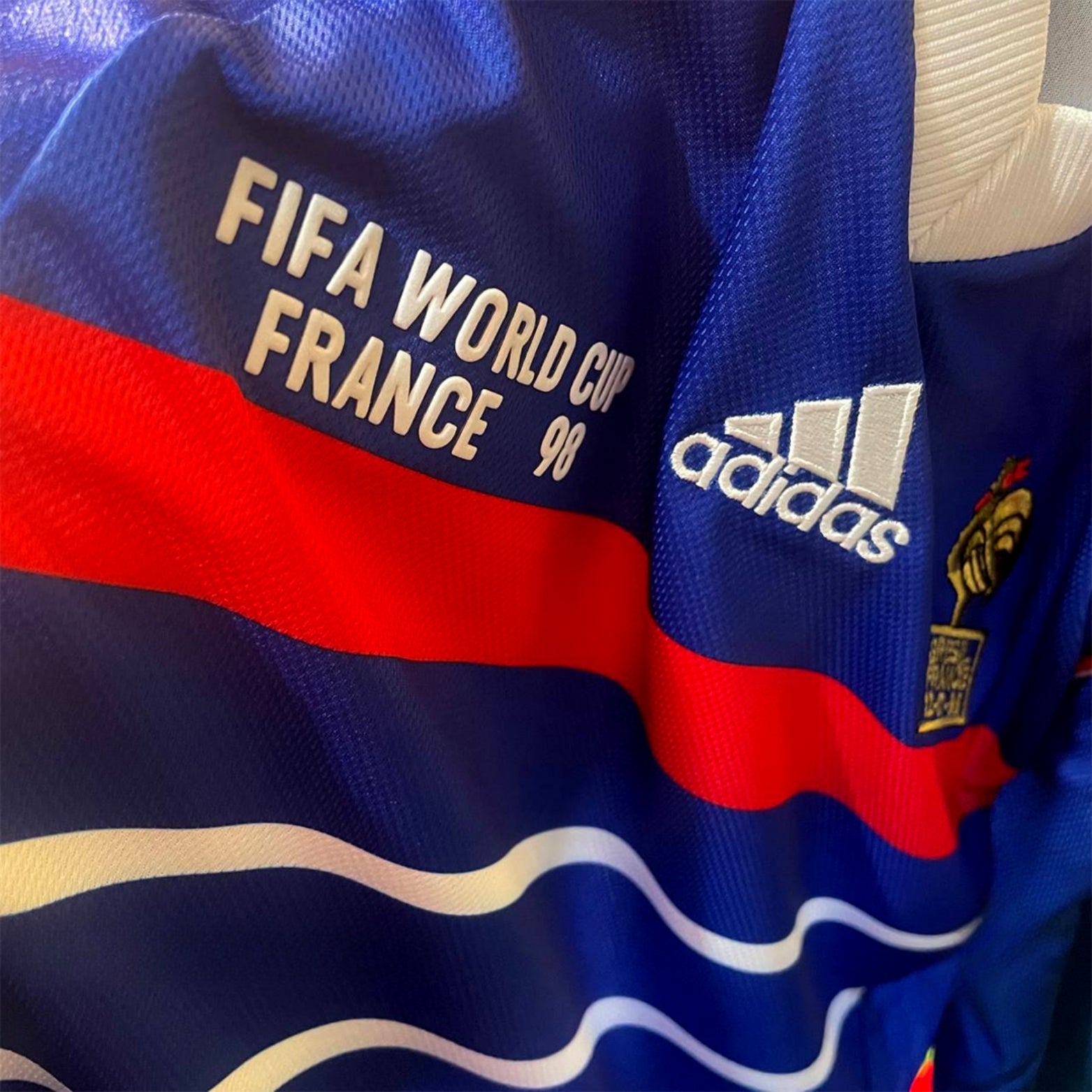 France Domicile 98 - Manches Longues - Mundial 98 - Détail