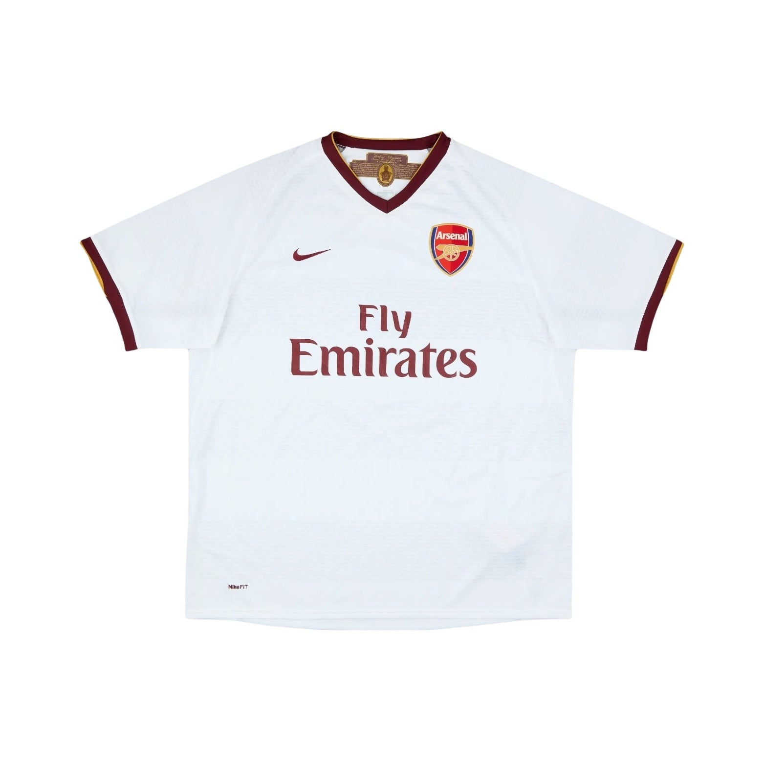Arsenal Extérieur 07/08 - Vue de face
