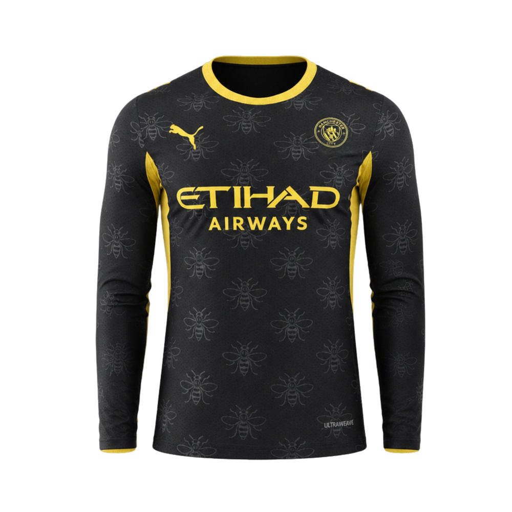 Manchester City Extérieur 26/27 - Manches Longues - Version Joueur
