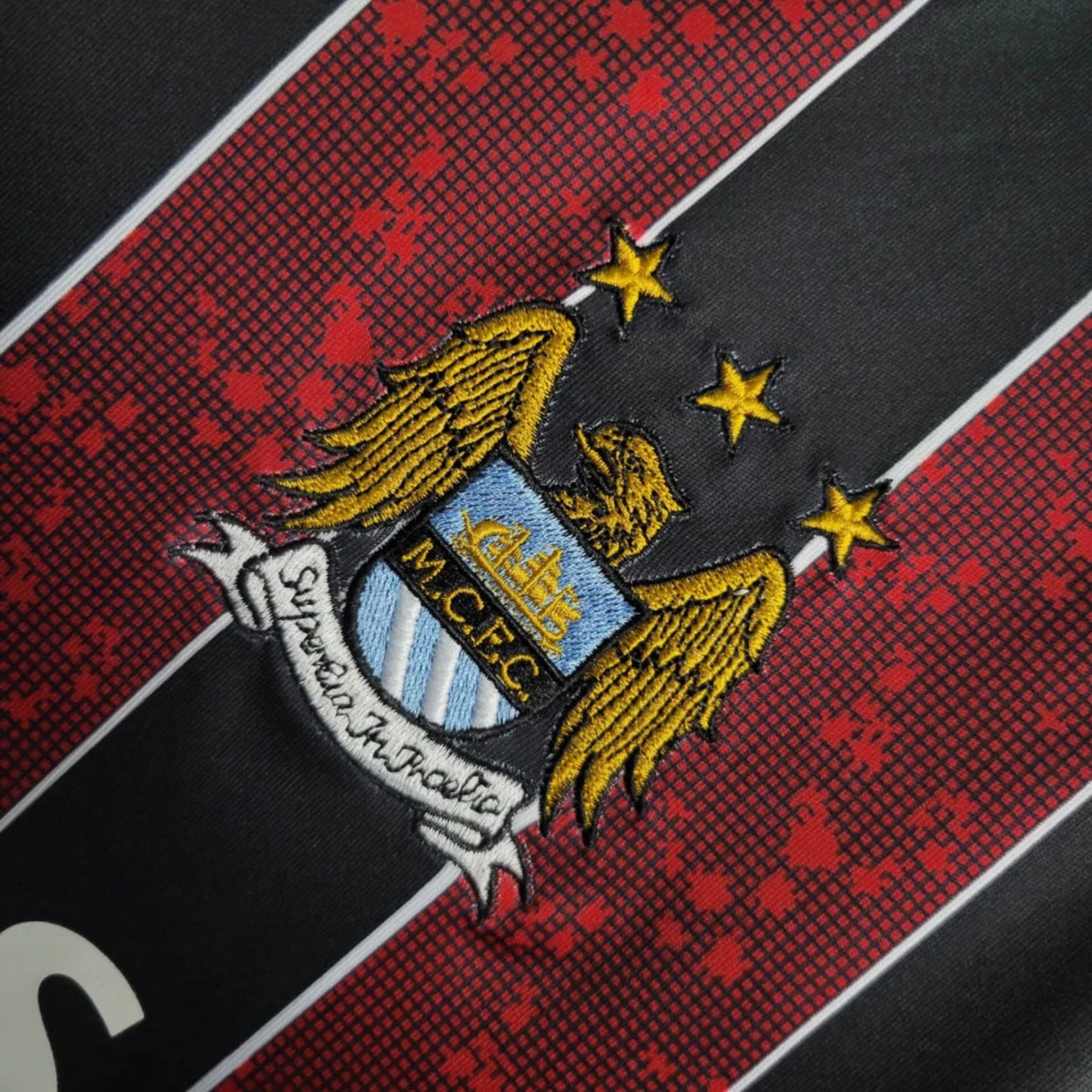 Manchester City Extérieur 08/09 - Détail