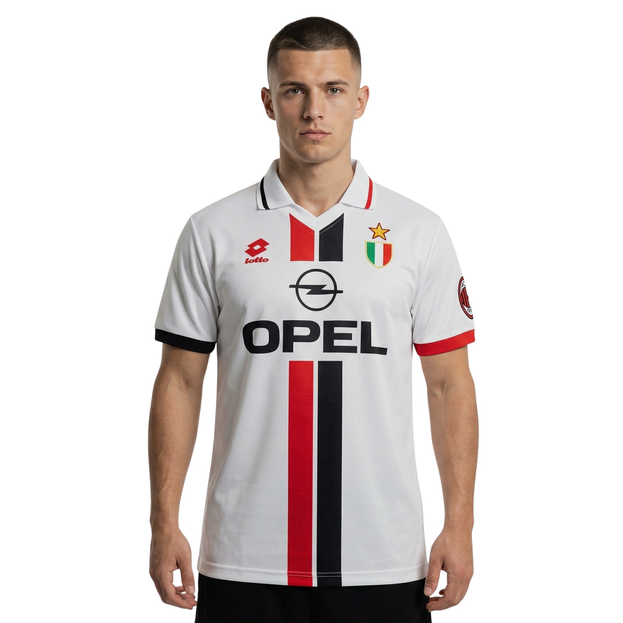 AC Milan Extérieur 95/96 - Vue de dos