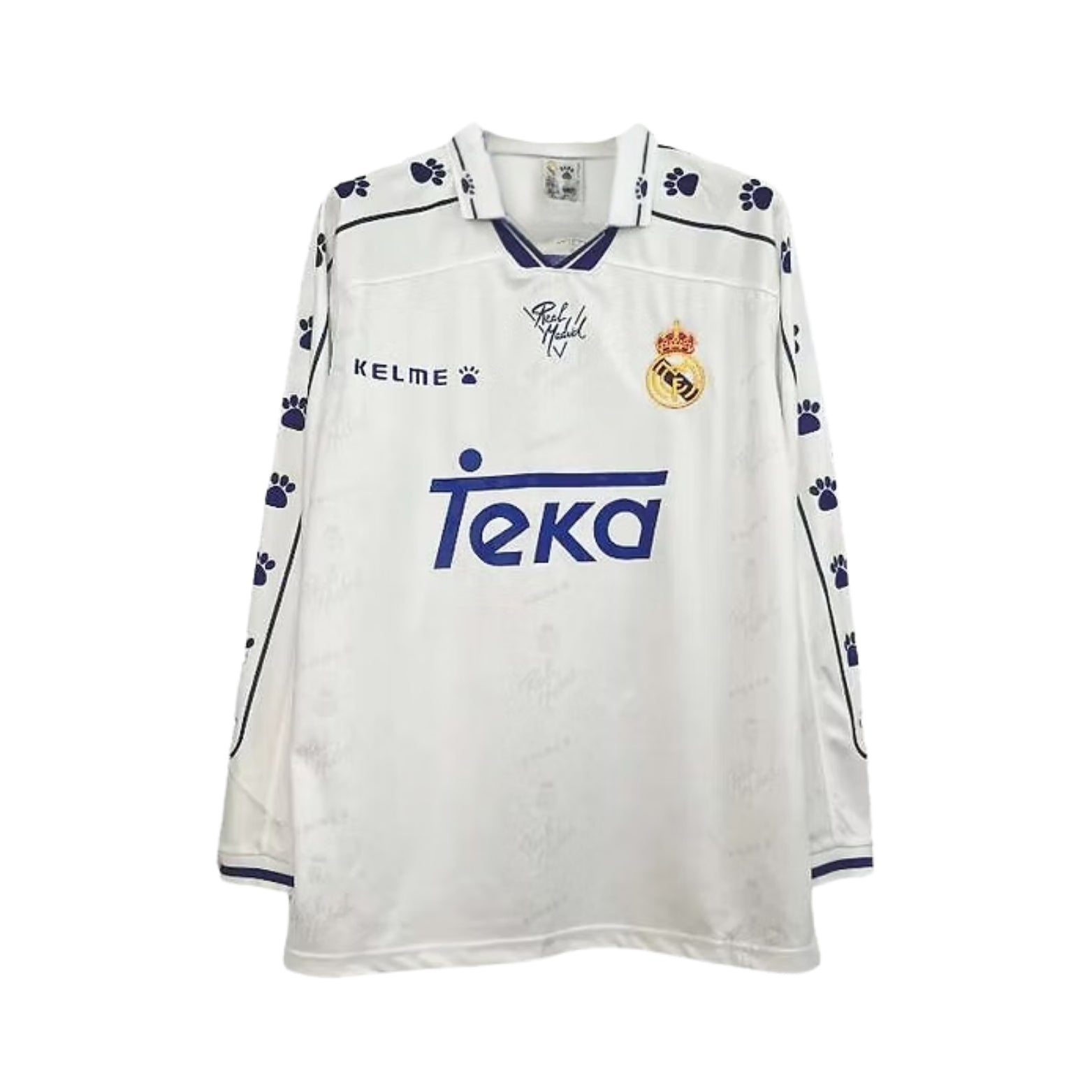 Real Madrid Domicile 94/95 - Manches Longues - Vue de face