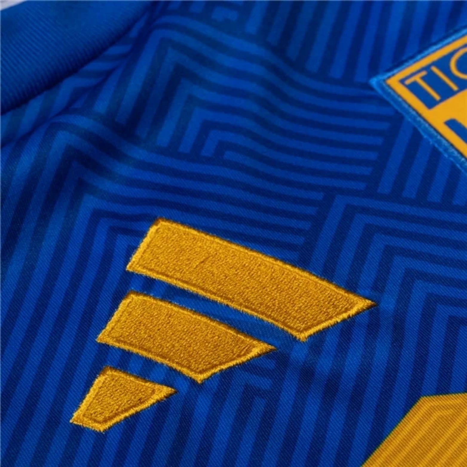 UANL Tigres Extérieur 24/25 - Vue rapprochée