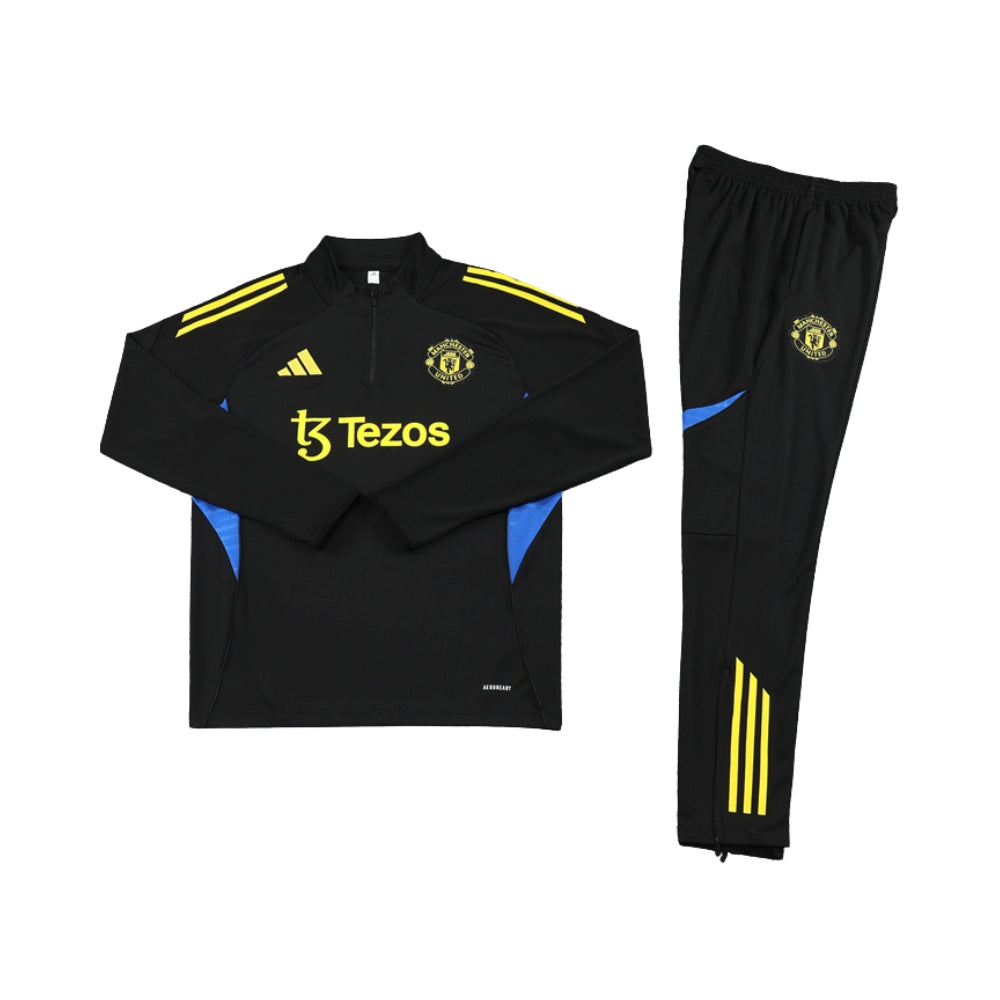 Manchester United 25/26 - Survêtement - 1/2 Zip - Détail