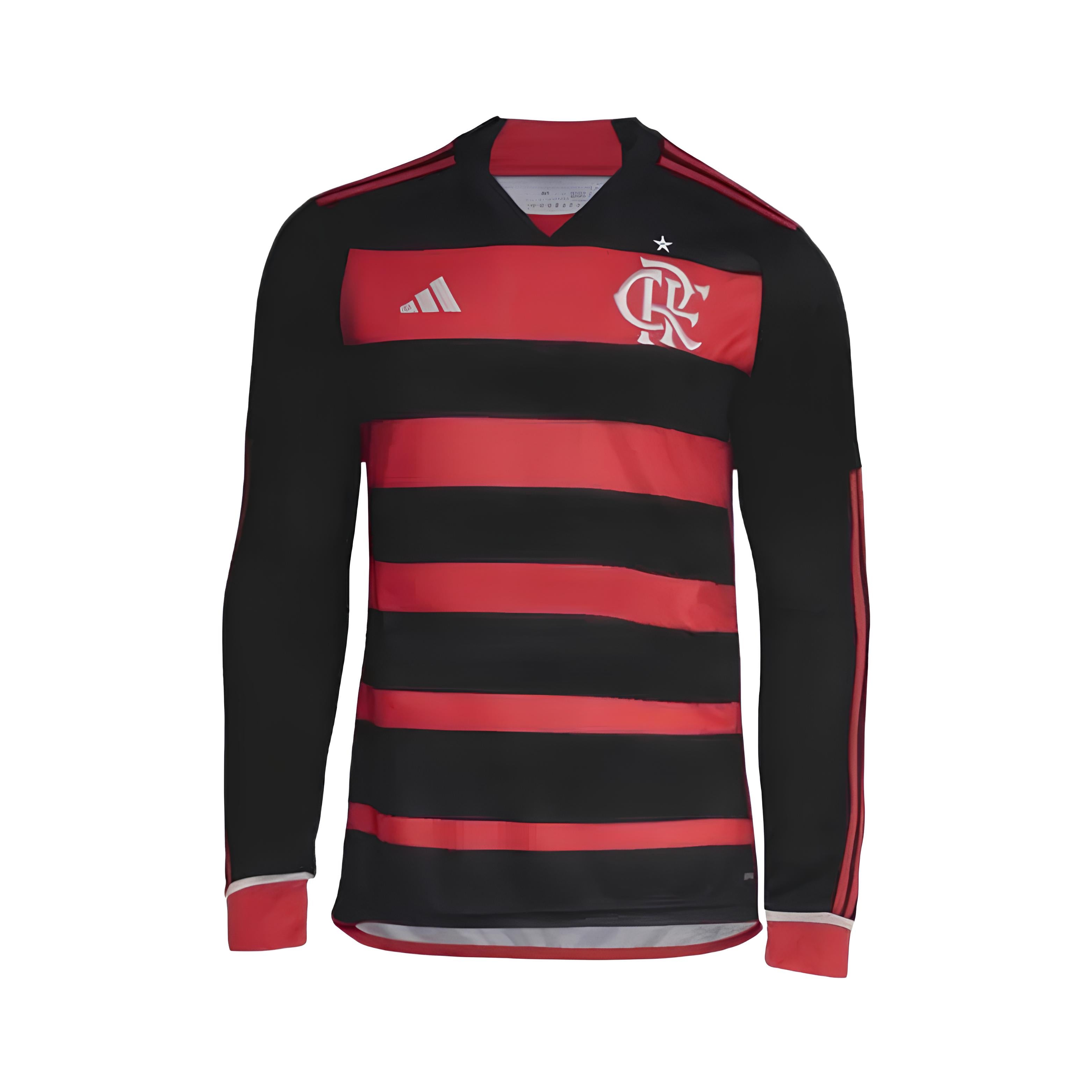 Flamengo Domicile 24/25 - Manches Longues - Vue de face