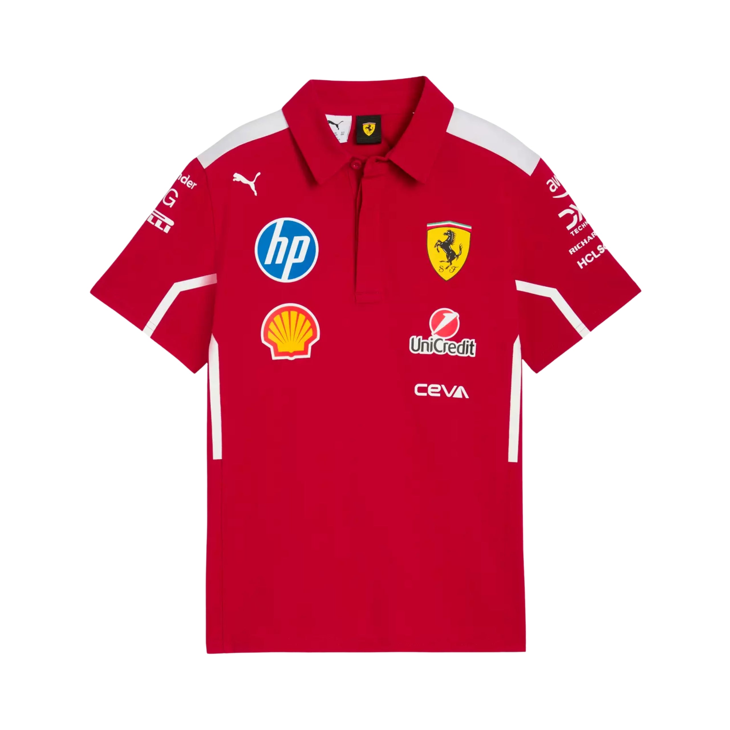 Polo Scuderia Ferrari F1 2025 - Vue de face