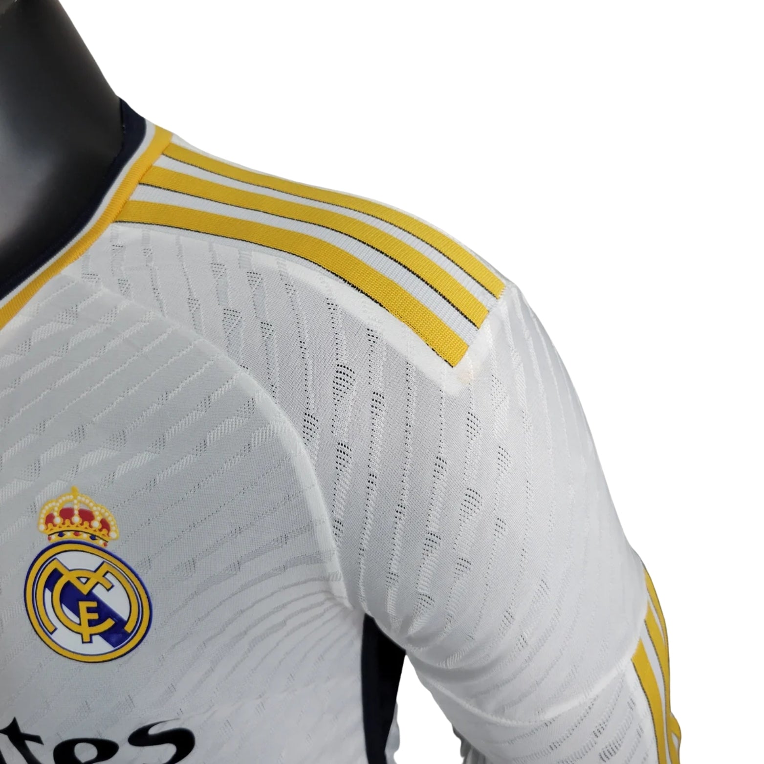 Real Madrid Domicile 23/24 - Manches Longues - Vue rapprochée