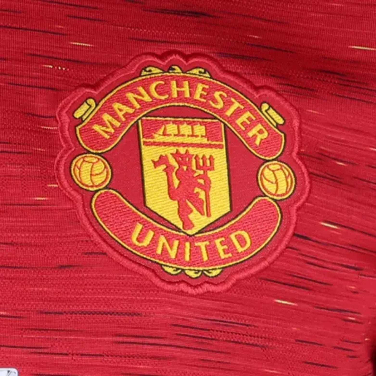 Manchester United Domicile 20/21 - Vue rapprochée