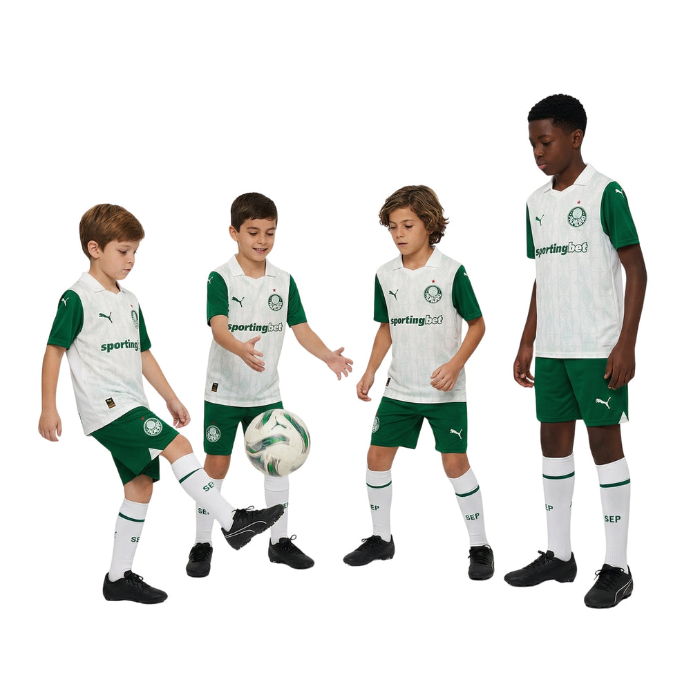 Kit Infantil Palmeiras Visitante 25/26