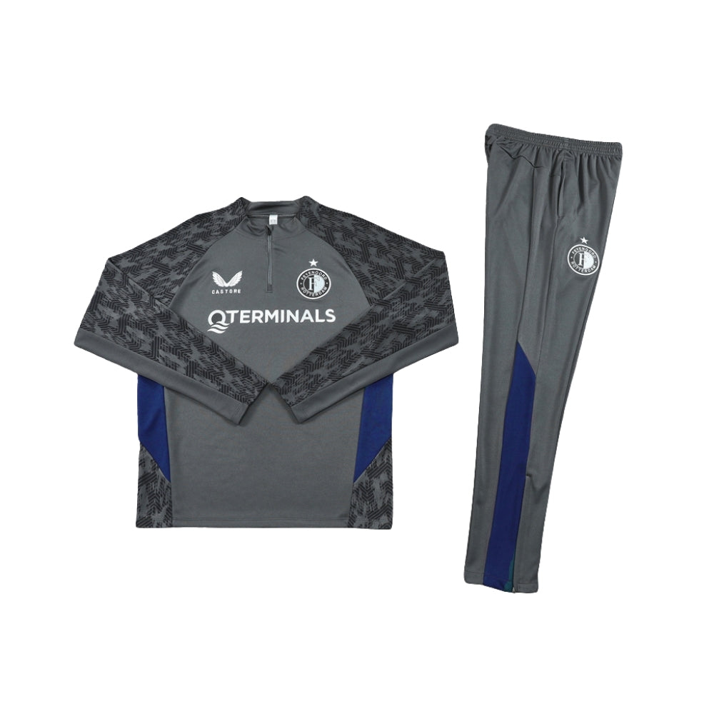Feyenoord 25/26 - Survêtement - 1/2 Zip - Détail