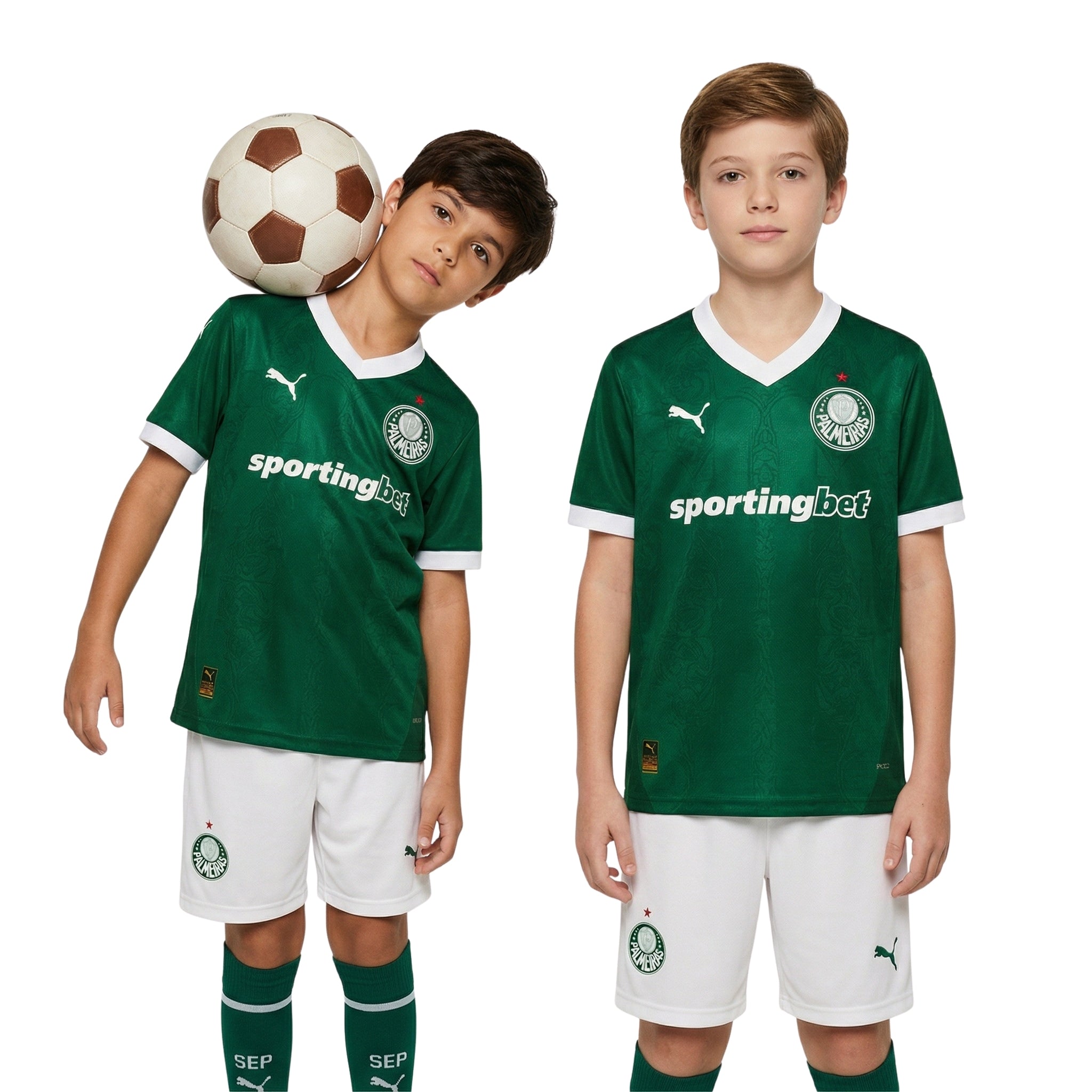 Kit - Palmeiras Domicile 25/26 - Vue de dos