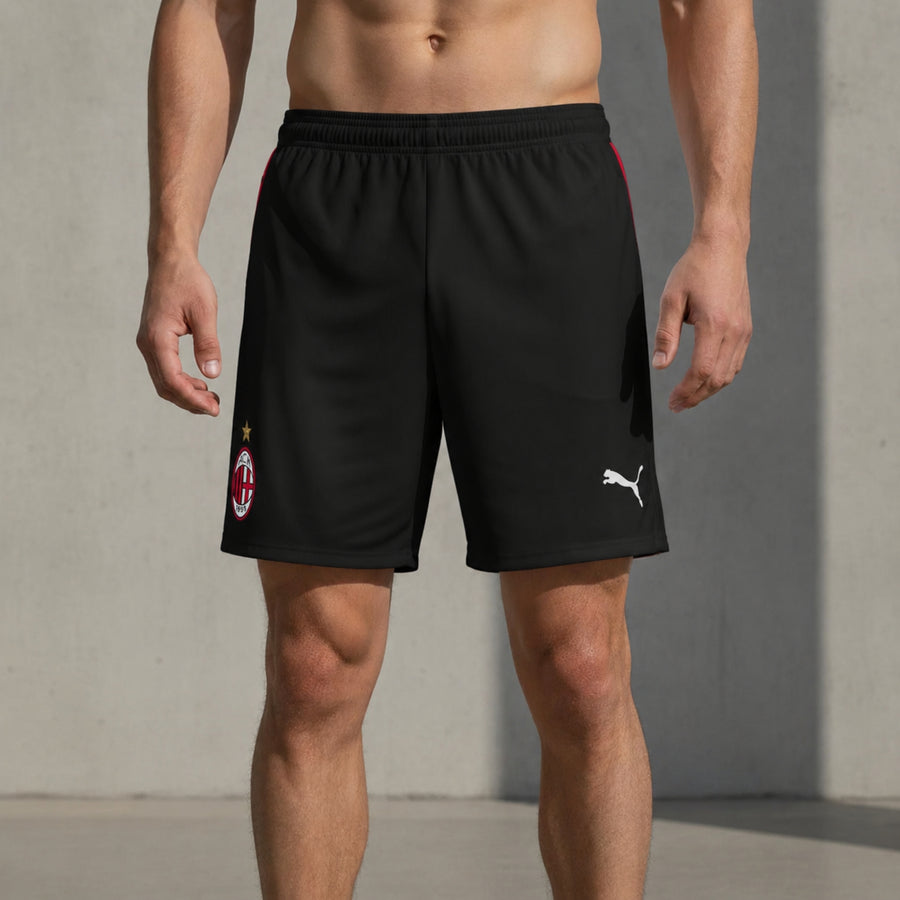 Short AC Milan Domicile 26/27 - Noir et Rose