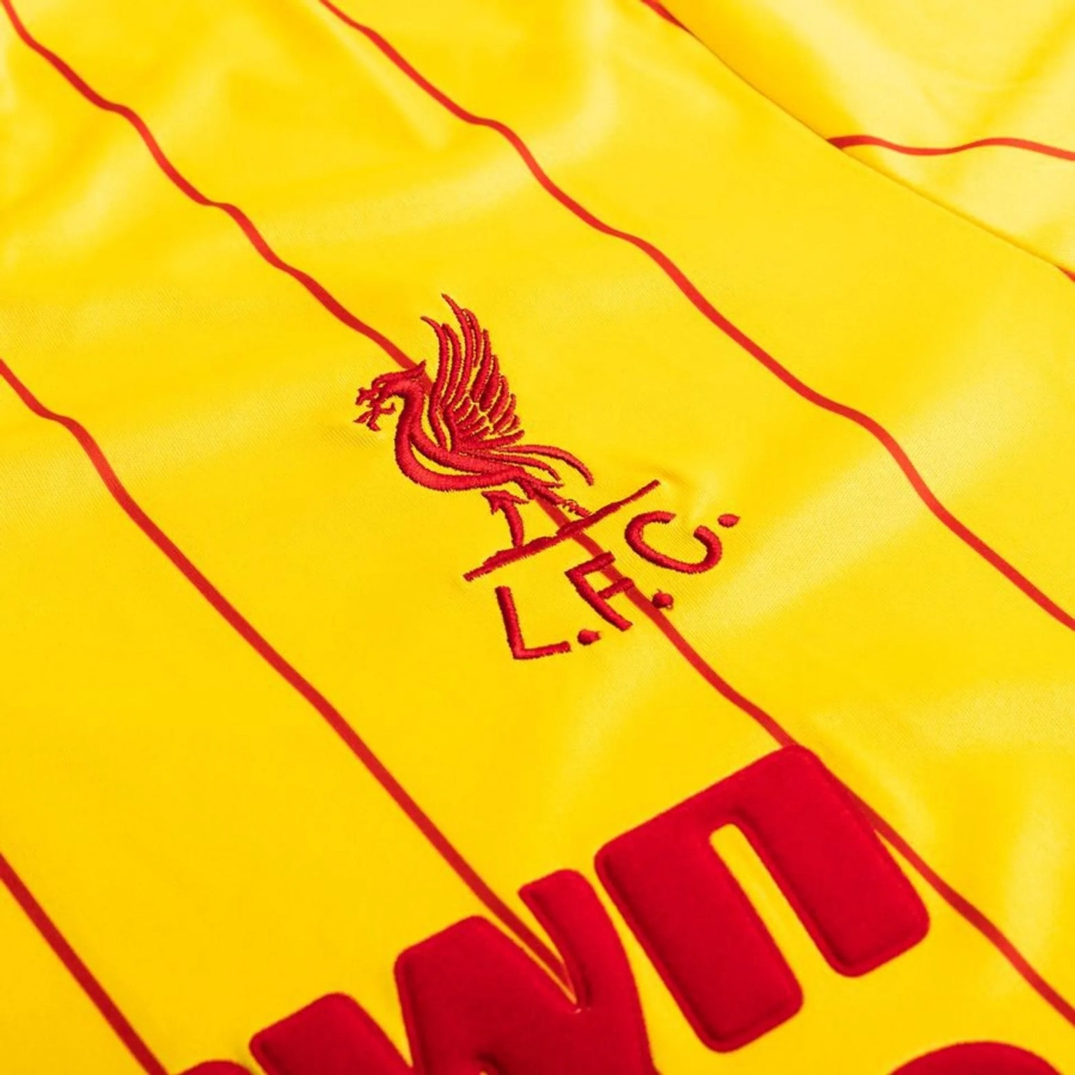 Liverpool Extérieur 84/85 - Détail