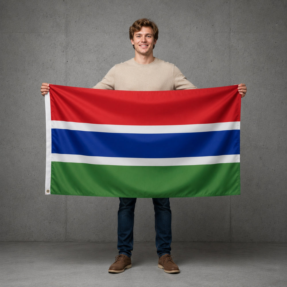 Drapeau - Gambie